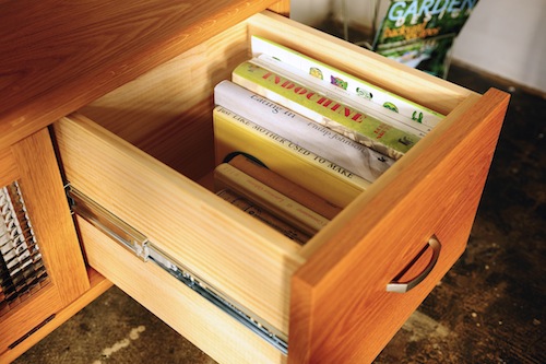 家具、無垢、AVボード、テレビボード、ROBUS、引出し