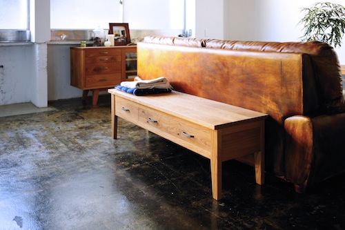 家具、無垢、ベンチ、椅子、ROBUS、テーブル