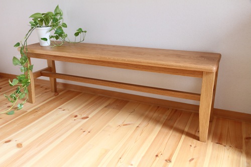 家具、無垢、ベンチ、椅子、ROBUS