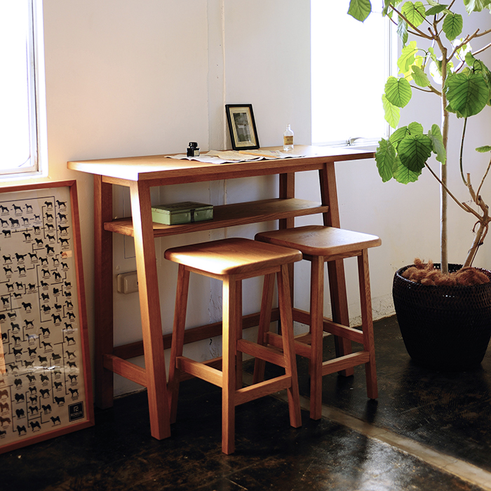 家具、無垢、カウンターテーブル、ROBUS