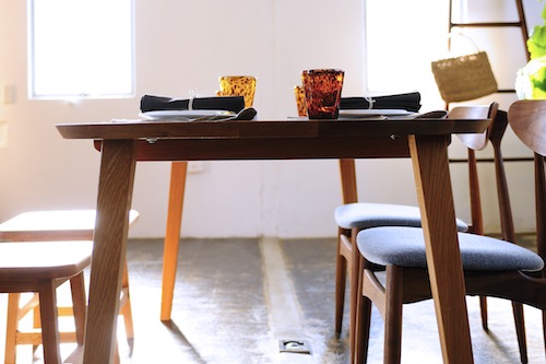 家具、無垢、スツール、椅子、ROBUS、ダイニングテーブル