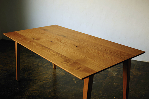 家具、無垢、アングルテーブル、ダイニングテーブル、ワークテーブル、ROBUS