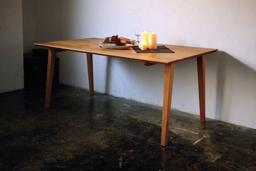 家具、無垢、アングルテーブル、ダイニングテーブル、ワークテーブル、ROBUS