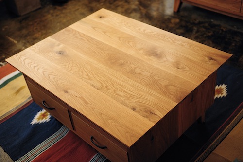 家具、無垢、トレイラーテーブル、ローテーブル、ROBUS、天板