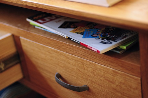 家具、無垢、トレイラーテーブル、ローテーブル、ROBUS、取っ手